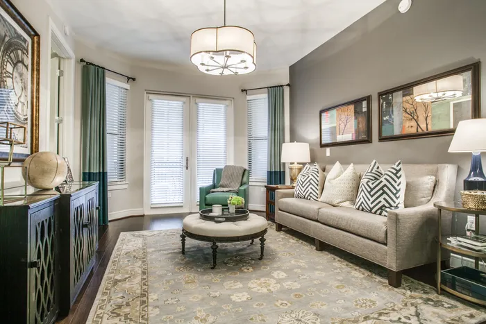 Light Infused  Living Area | The James | HOUSTON, TEXAS