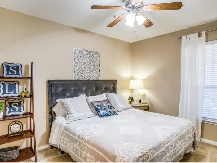 The Lodge at Spring Shadows Bedroom | Memorial City Living | Houston,TX Apartments