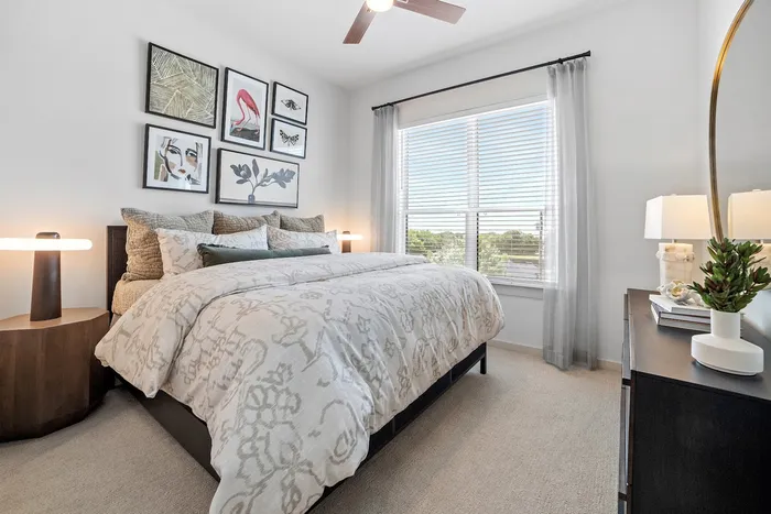 Elegant Bedroom | Plano TX Apartment For Rent | The Emory