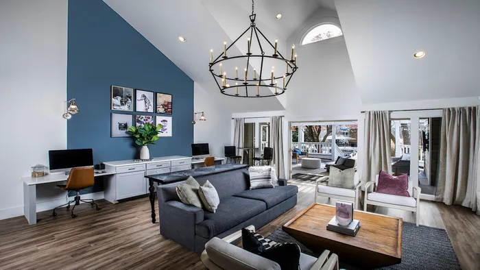 Spacious Community Club House with Comfortable Seating Areas at Alister Galleria apartments.