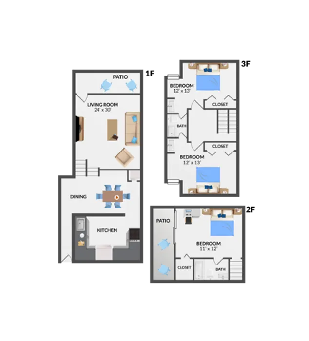 Three Bedroom