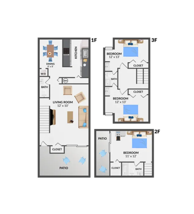 Three Bedroom