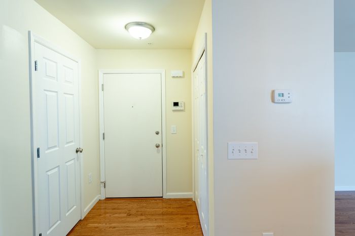 spacious apartment with wood floors