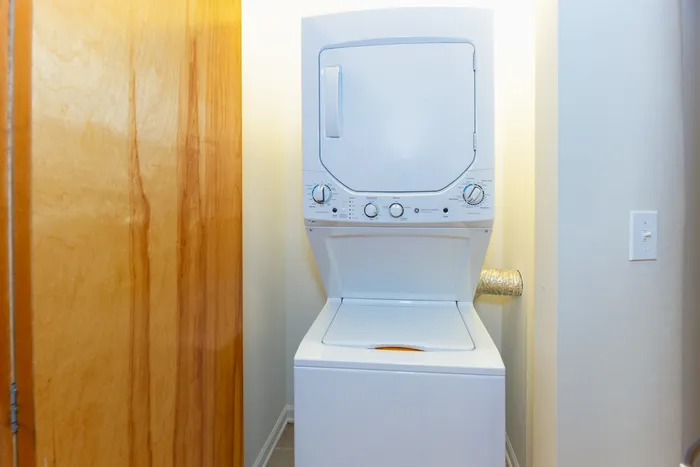 In unit stackable washer / dryer.