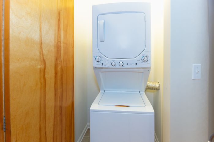 Free washer / dryer in the building.