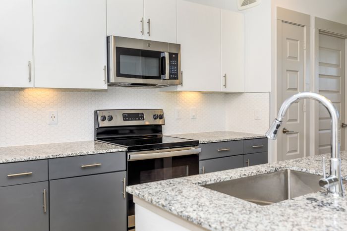 Enjoy the convenience and style of our modern appliances, enhancing your living experience at Latitude Apartments