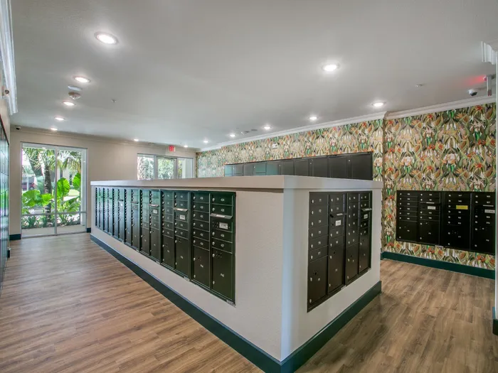 mail and package room