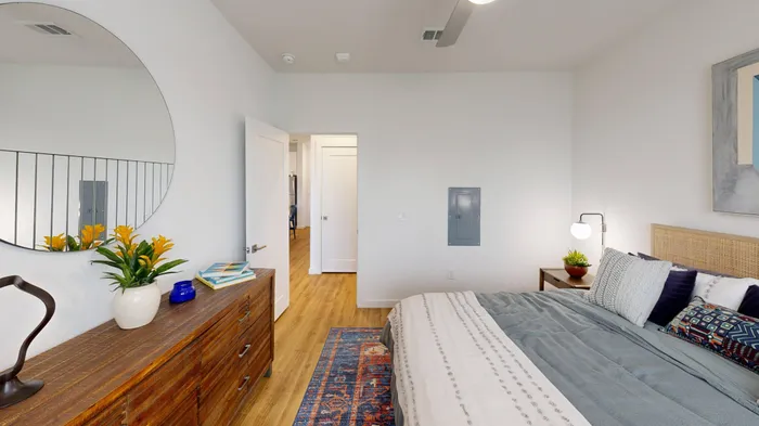 large bedrooms with attached bathroom