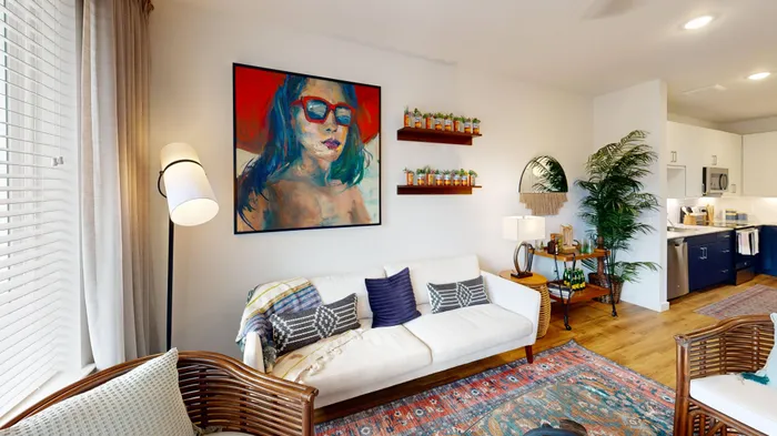 spacious living