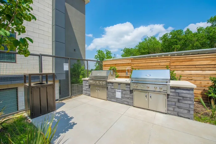 oudoor grilling area