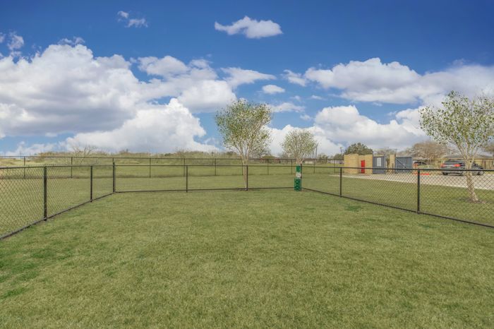 Spacious dog park at Sierra Royale, Robstown, TX