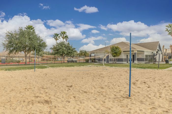 Volleyball court at Sierra Royale in Robstown, TX