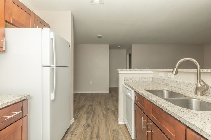Fully equipped modern kitchen at Sierra Royale in Robstown, TX