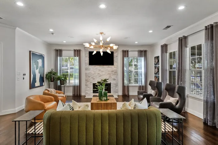 Stylish clubhouse