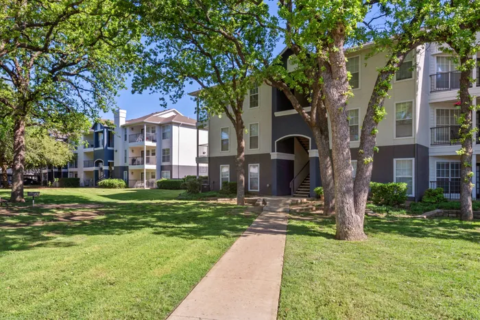 greenspace around apartment building