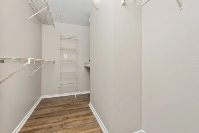 Spacious closet