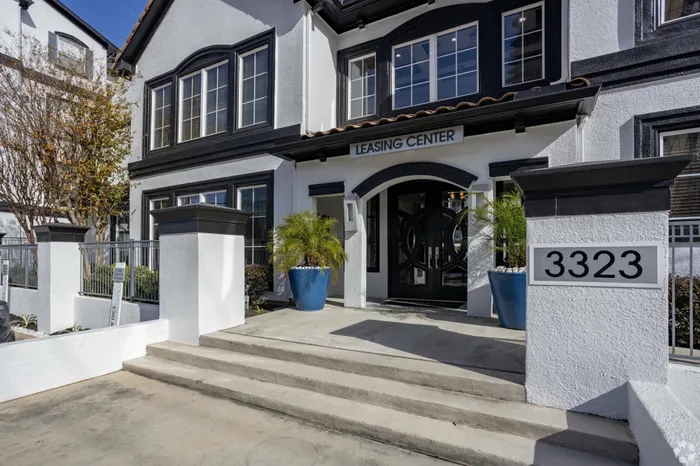 steps leading to leasing office