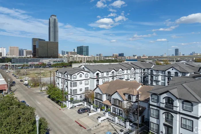 aerial image of the community