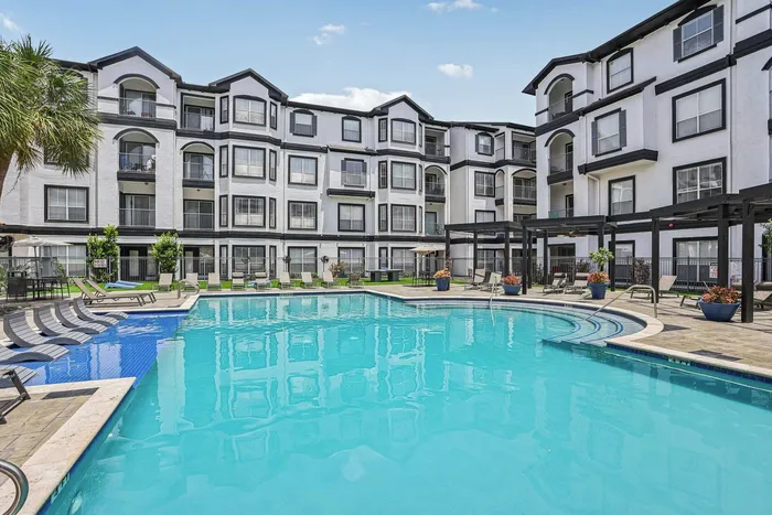 resort style pool