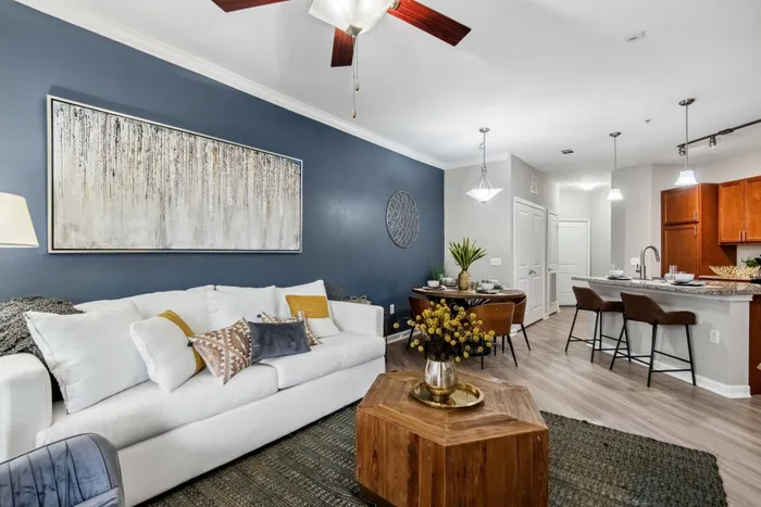 Elegant dining room with stylish decor at Katy Ranch Apartments in Katy, TX