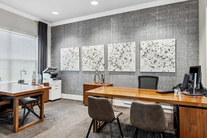 Spacious professional conference room at Katy Ranch Apartments, Katy, TX, perfect for meetings.