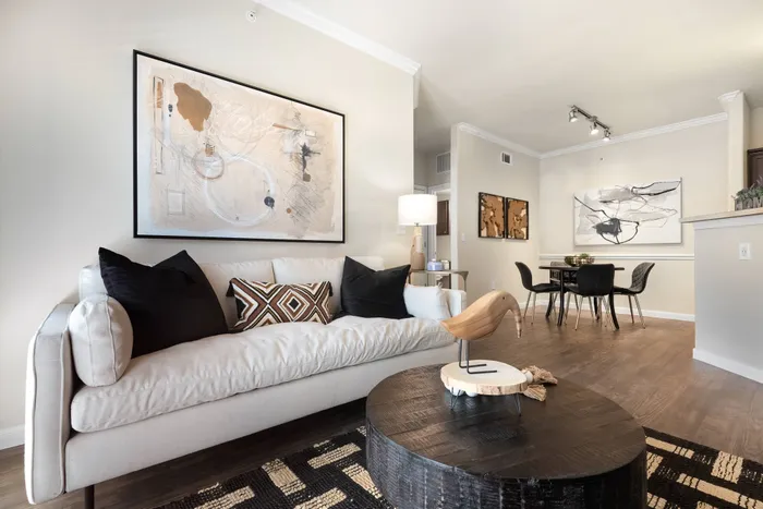 spacious living room