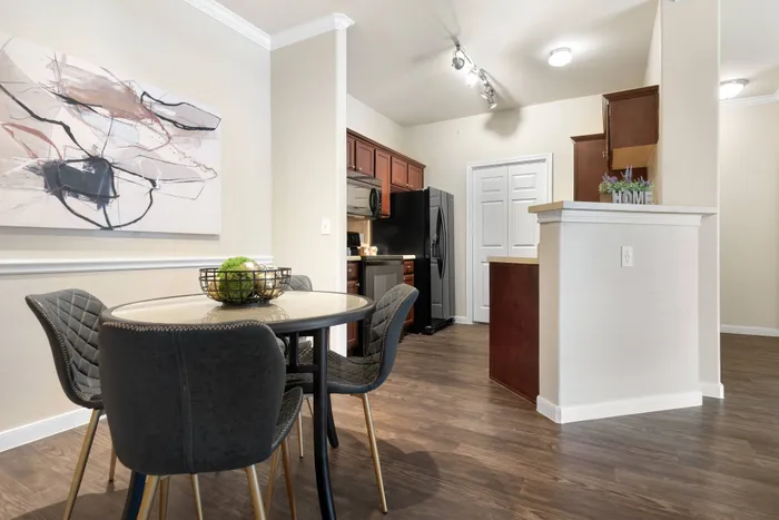 dining area next to the kitchen