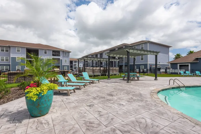 Sparkiling resort style pool