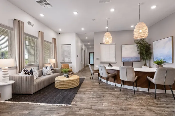 Spacious Clubhouse with TVs and Kitchen at The Retreat, Corpus Christi, TX