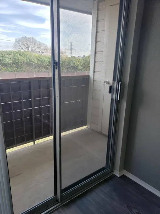balcony sliding glass door