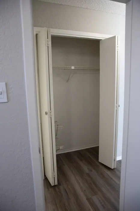 closets in the bedroom