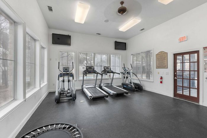State-of-the-art fitness center at Fort Branch at Truman's Landing in Austin, Texas