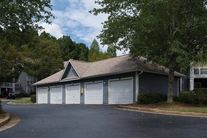 Modern garage with accessible parking at Avenues of Kennesaw