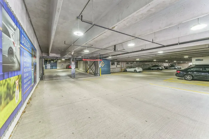 Covered parking garage at Addison Keller Springs in Addison, Texas