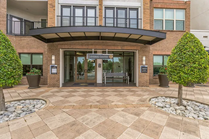 Front office exterior of Addison Keller Springs senior living community in Addison, Texas