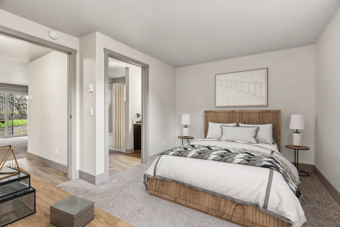 spacious bedrooms at Vibe Appartments
