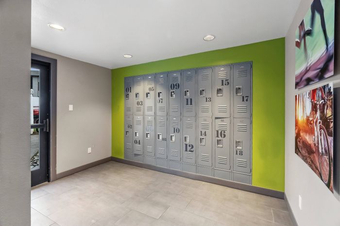 mail and package room at Vibe Appartments