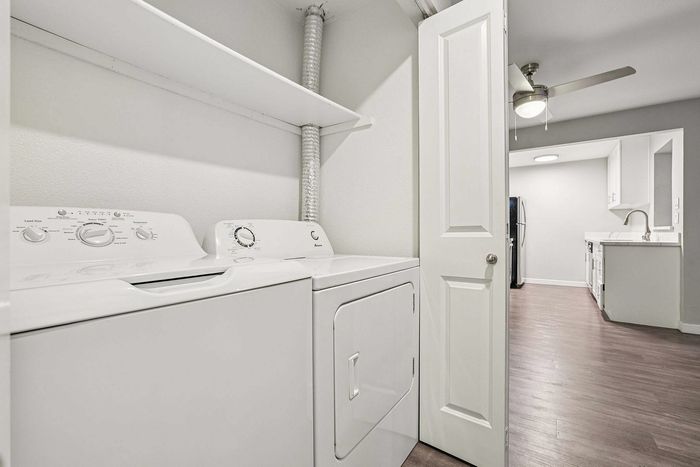 Washer and dryer in unit at The Ardent