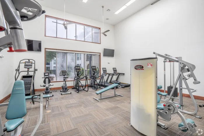 State of the art gym equipment at Amalfi