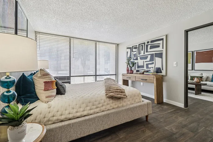 spacious bedroom