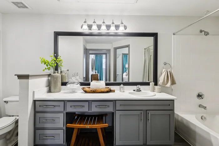 modern spacious bathroom