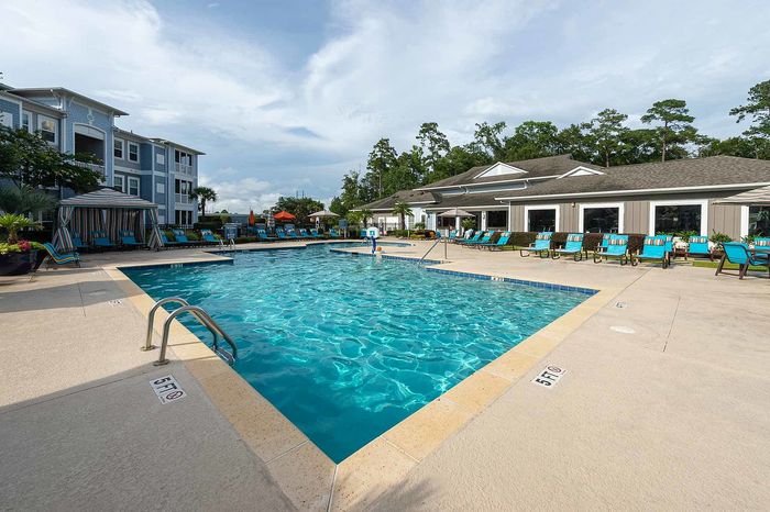 Sparkiling pool