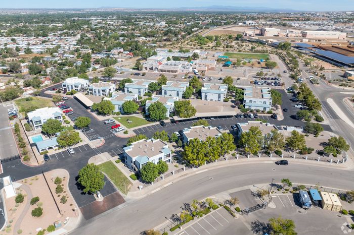 aerial view of the property