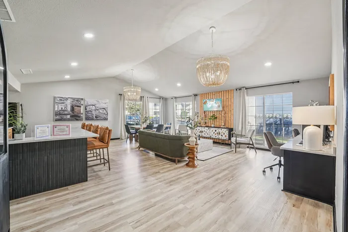 Elegant Clubhouse at Sandstone Apartments