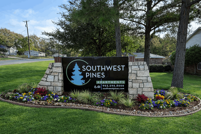 Southwest Pines Monument Sign &ndash; Premier Community in Tyler, TX
