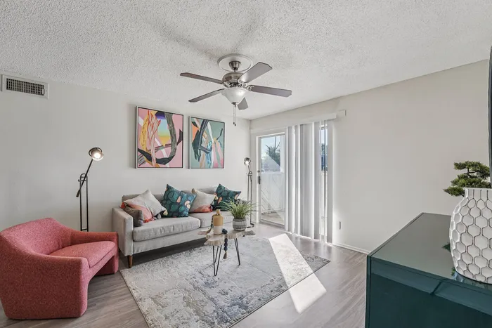 Inviting Living Room at Sandstone Apartments