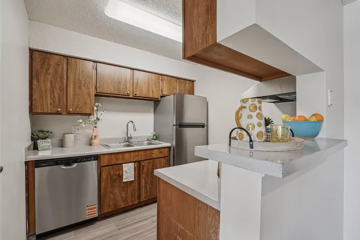 Contemporary Kitchen at Sandstone Apartments