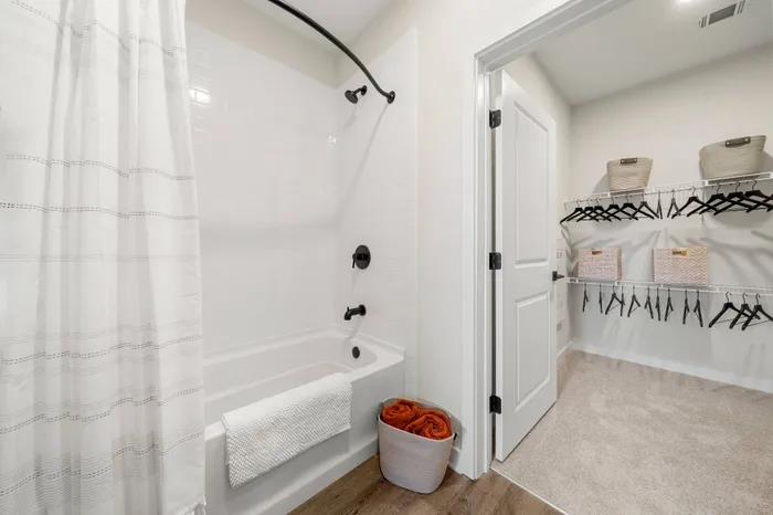 Bathroom and walk in closet