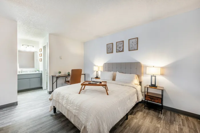spacious bedroom