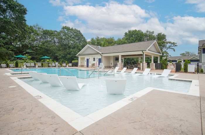 sparkiling pool